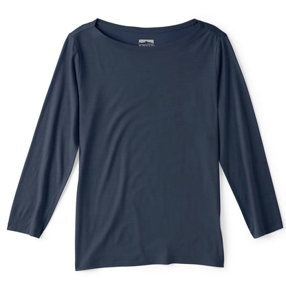 Outbound Merino 3/4-Sleeve Boatneck Tee - Orvis New
