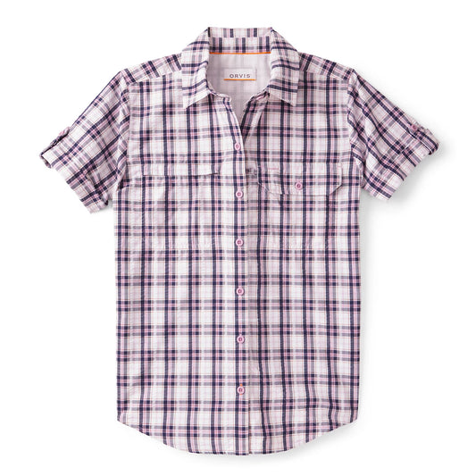 Women's Open Air Caster Plaid Short-Sleeve Shirt - Orvis Deals