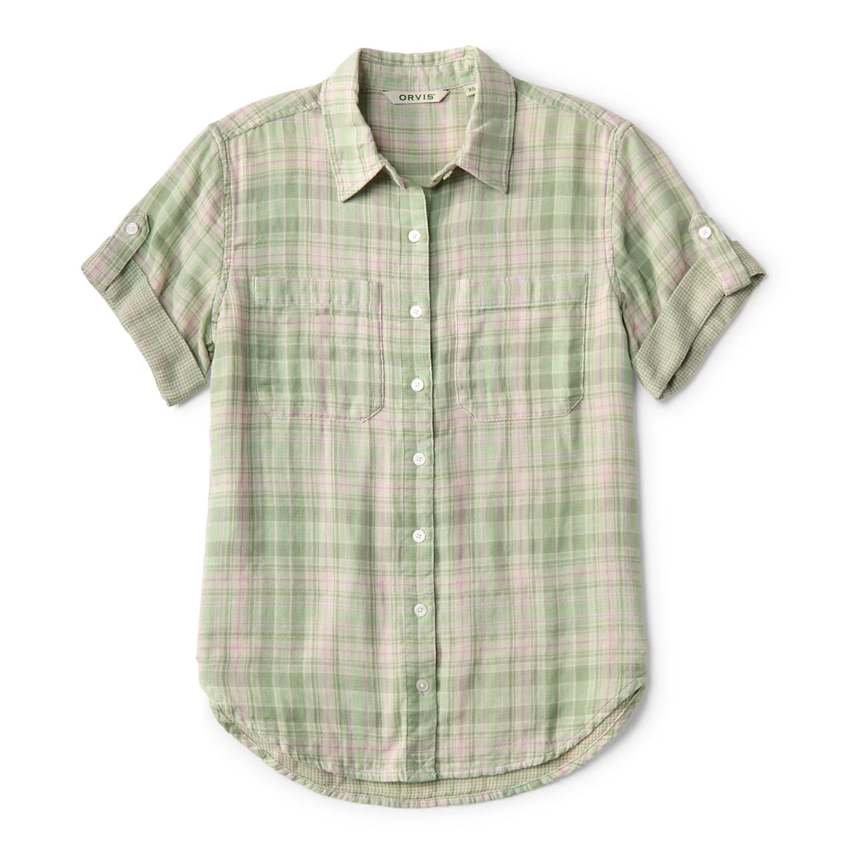 Plaid Gauze Short-Sleeve Camp Shirt - Orvis Signature