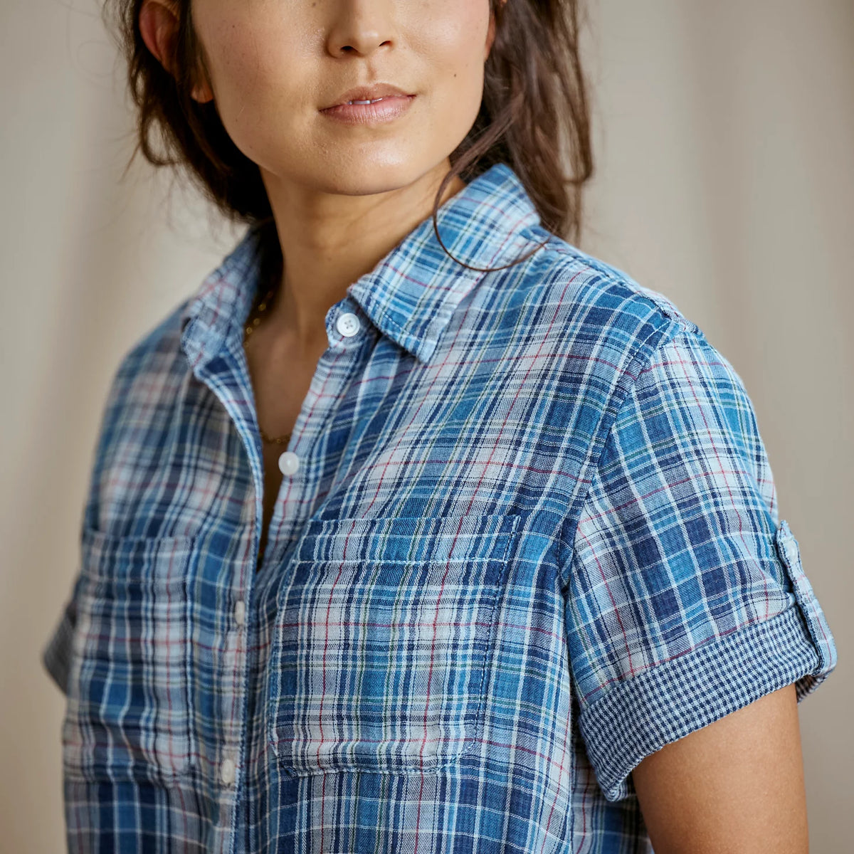 Plaid Gauze Short-Sleeve Camp Shirt - Orvis Signature