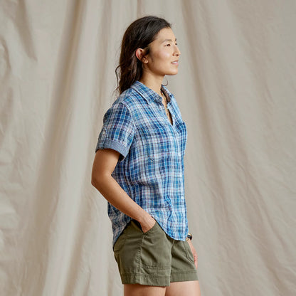 Plaid Gauze Short-Sleeve Camp Shirt - Orvis Signature