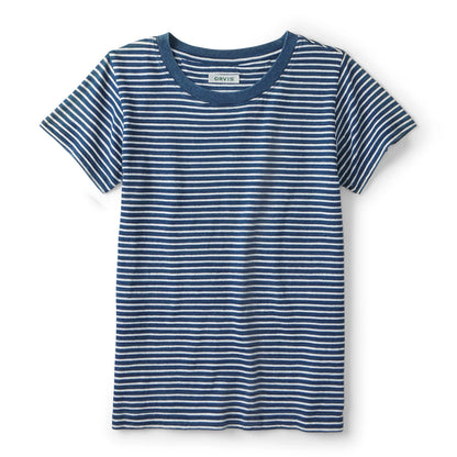 Women's Indigo Striped Short-Sleeve Tee - Orvis Latest