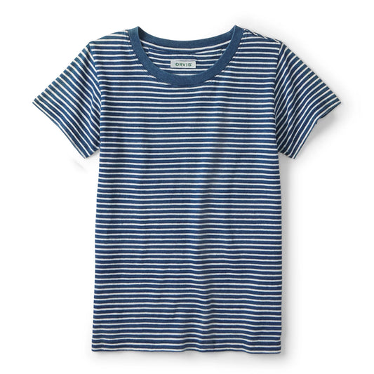 Women's Indigo Striped Short-Sleeve Tee - Orvis Latest