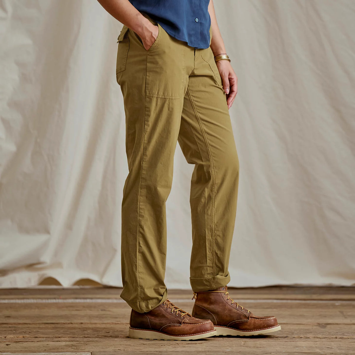 Women's 1856 Stretch Poplin Utility Pants - Orvis Signature