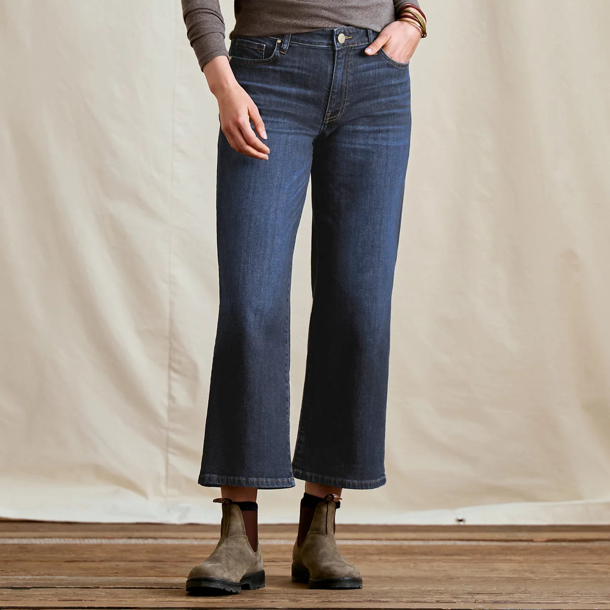 Kut from the Kloth® Charlotte Denim Wide-Leg Cropped Jeans - Orvis Best Price