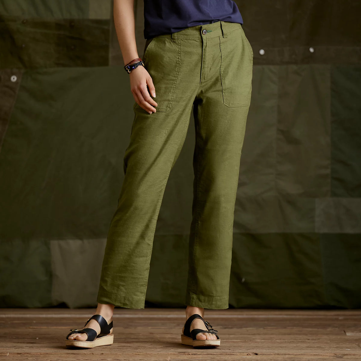 Women's 1856 Linen Utility Pants - Orvis Best Seller