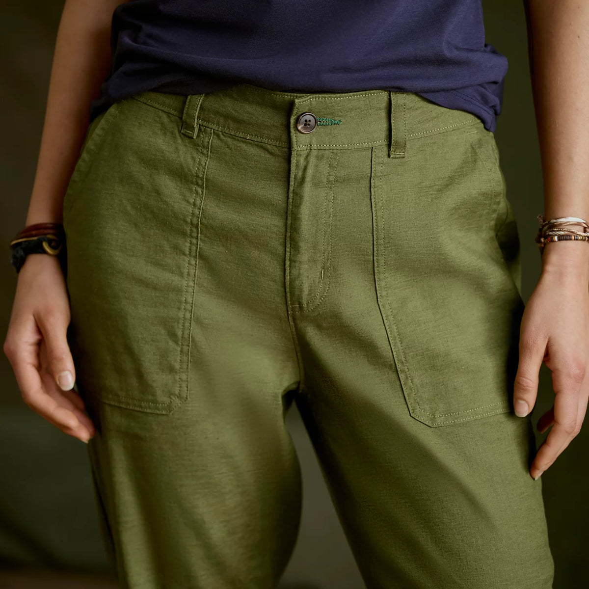 Women's 1856 Linen Utility Pants - Orvis Best Seller