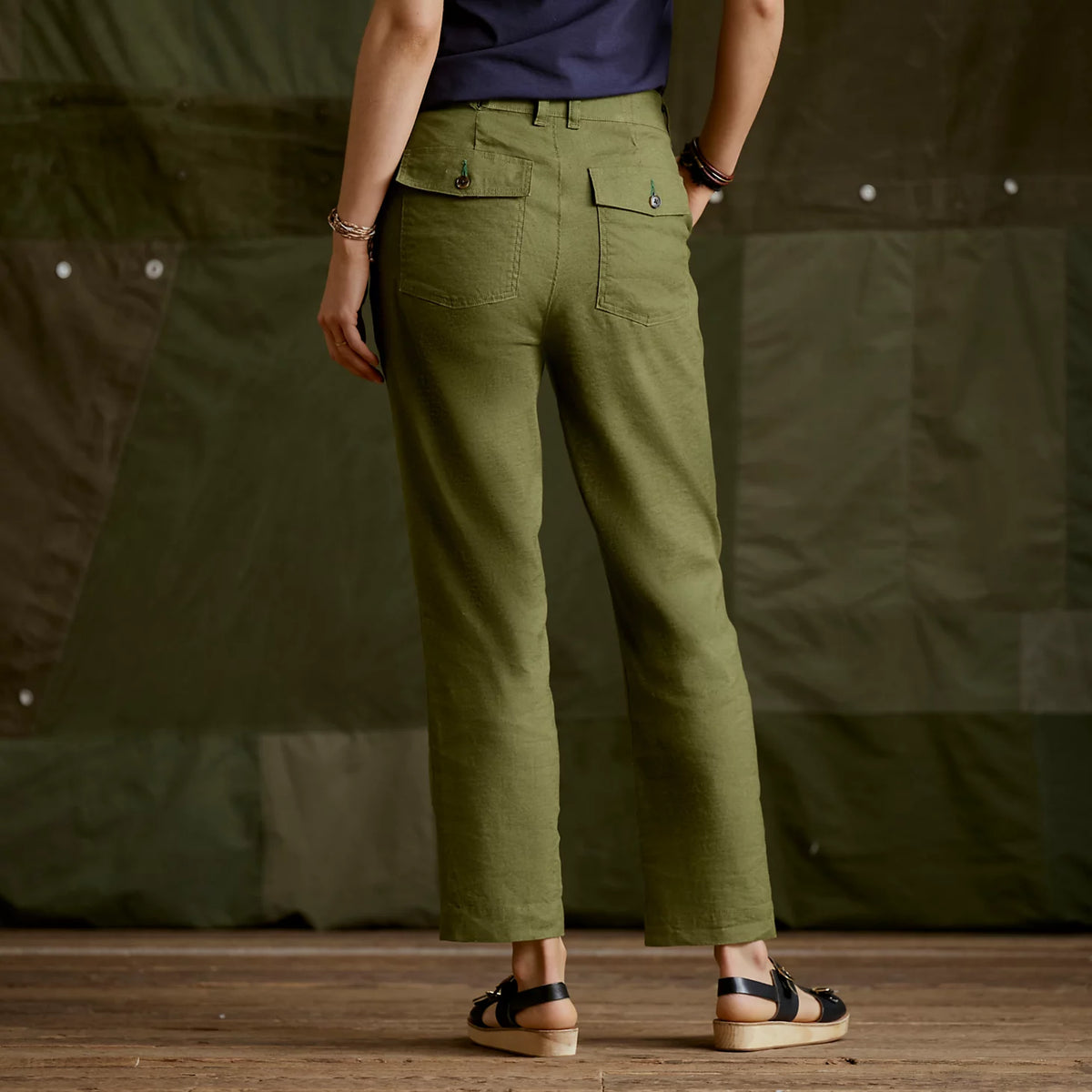 Women's 1856 Linen Utility Pants - Orvis Best Seller