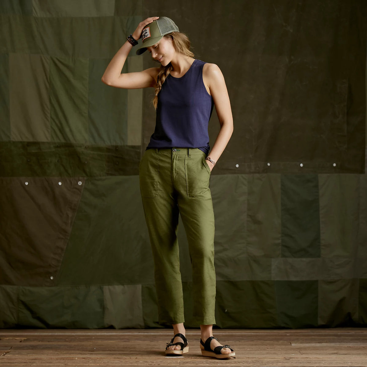 Women's 1856 Linen Utility Pants - Orvis Best Seller