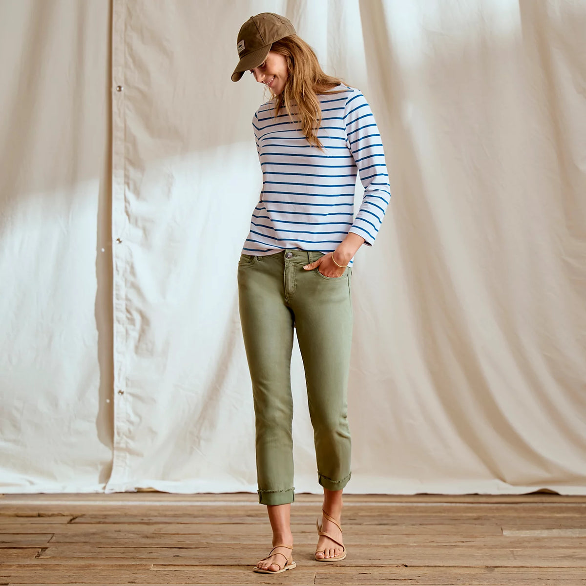 Kut from the Kloth® Amy Stretch Twill Cropped Chinos - Orvis Trusted