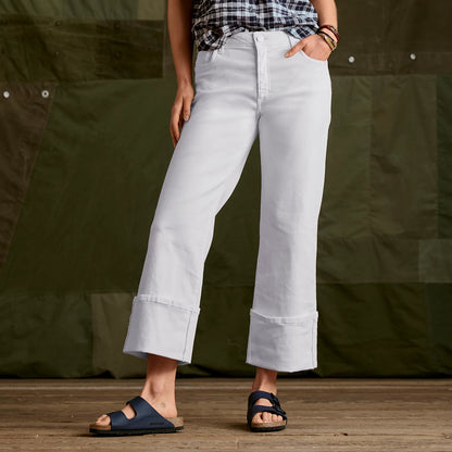 Kut from the Kloth® Charlotte High-Rise Wide-Leg Cuffed Jeans - Orvis Great Value