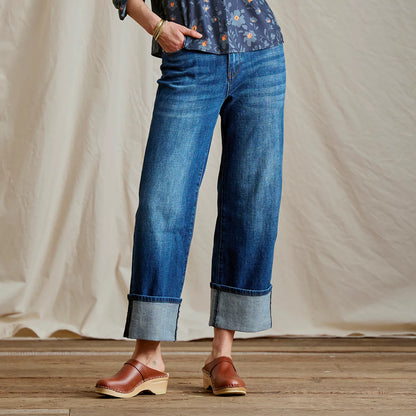 Kut from the Kloth® Sienna High-Rise Cuffed Wide-Leg Jeans - Orvis New