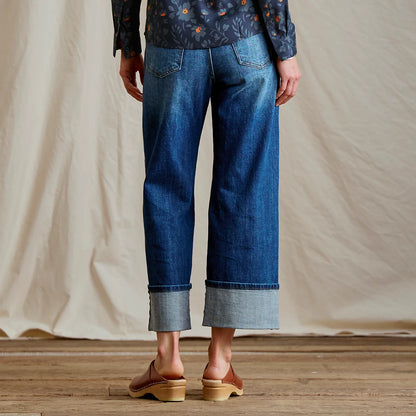 Kut from the Kloth® Sienna High-Rise Cuffed Wide-Leg Jeans - Orvis New