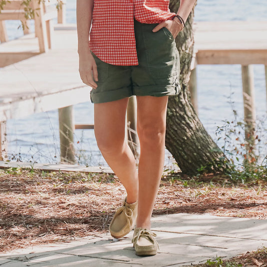 Women's 1856 Stretch Poplin 9" Utility Shorts - Orvis Classic