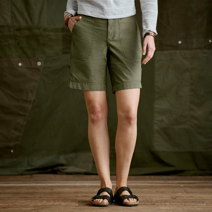 Women's 1856 Stretch Poplin 9" Utility Shorts - Orvis Classic