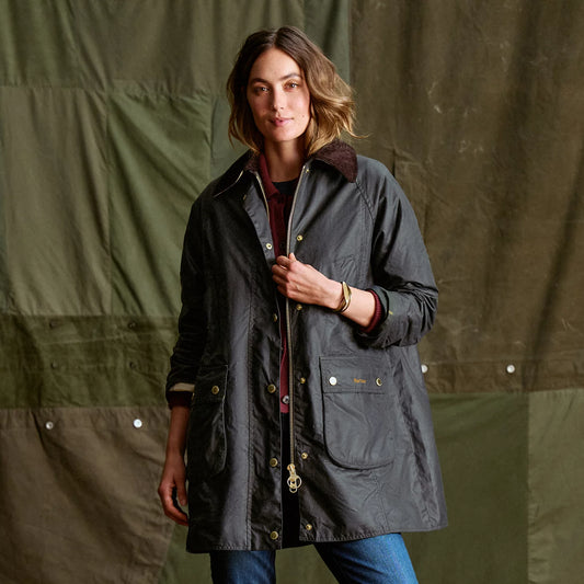 Barbour® Beadnell Waxed Long Jacket - Orvis Deals