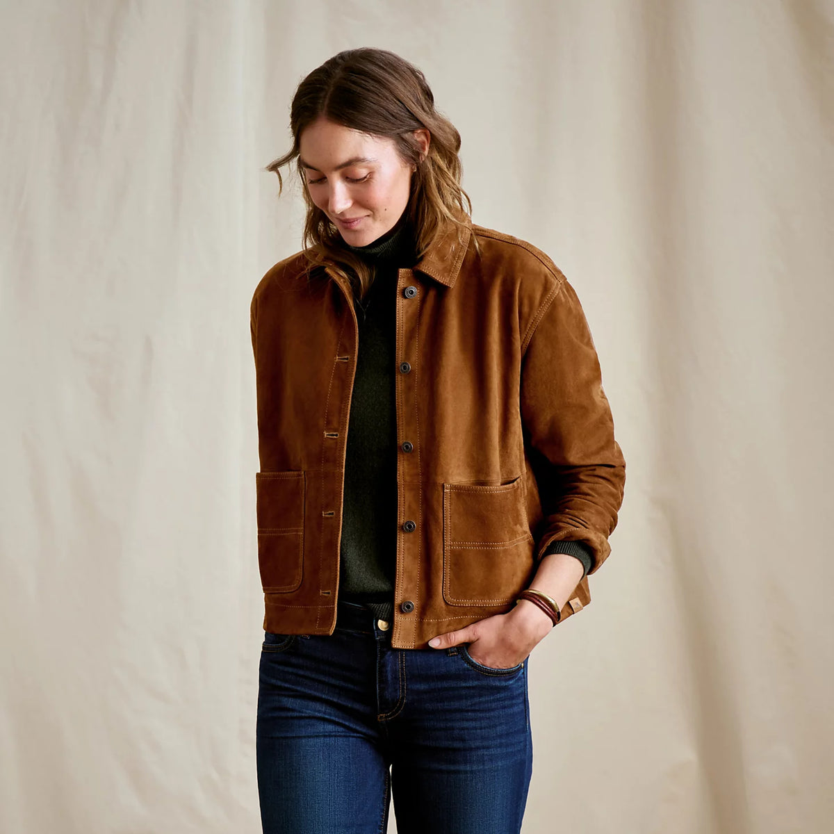 Women's Campfire Suede Jacket - Orvis Trusted