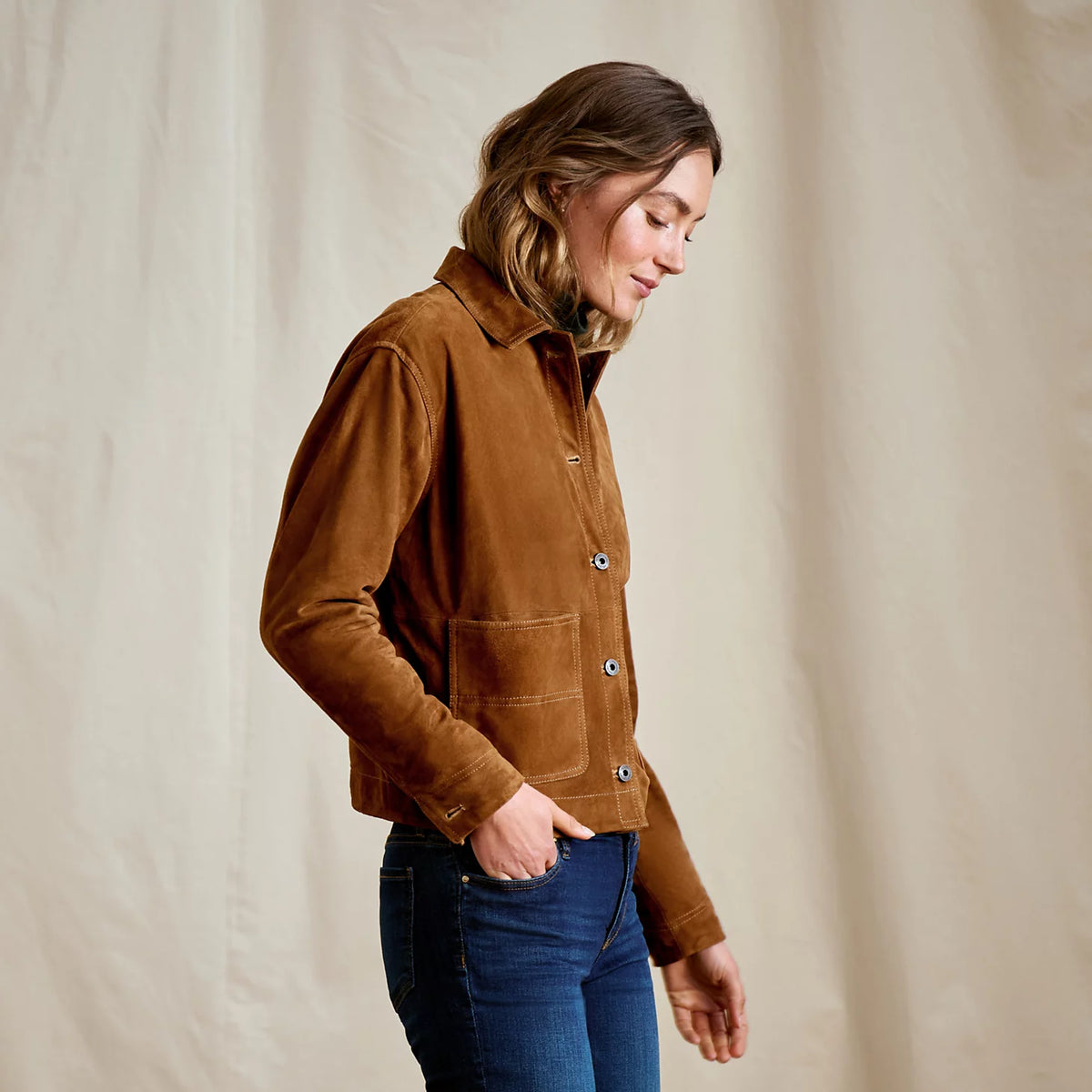 Women's Campfire Suede Jacket - Orvis Trusted