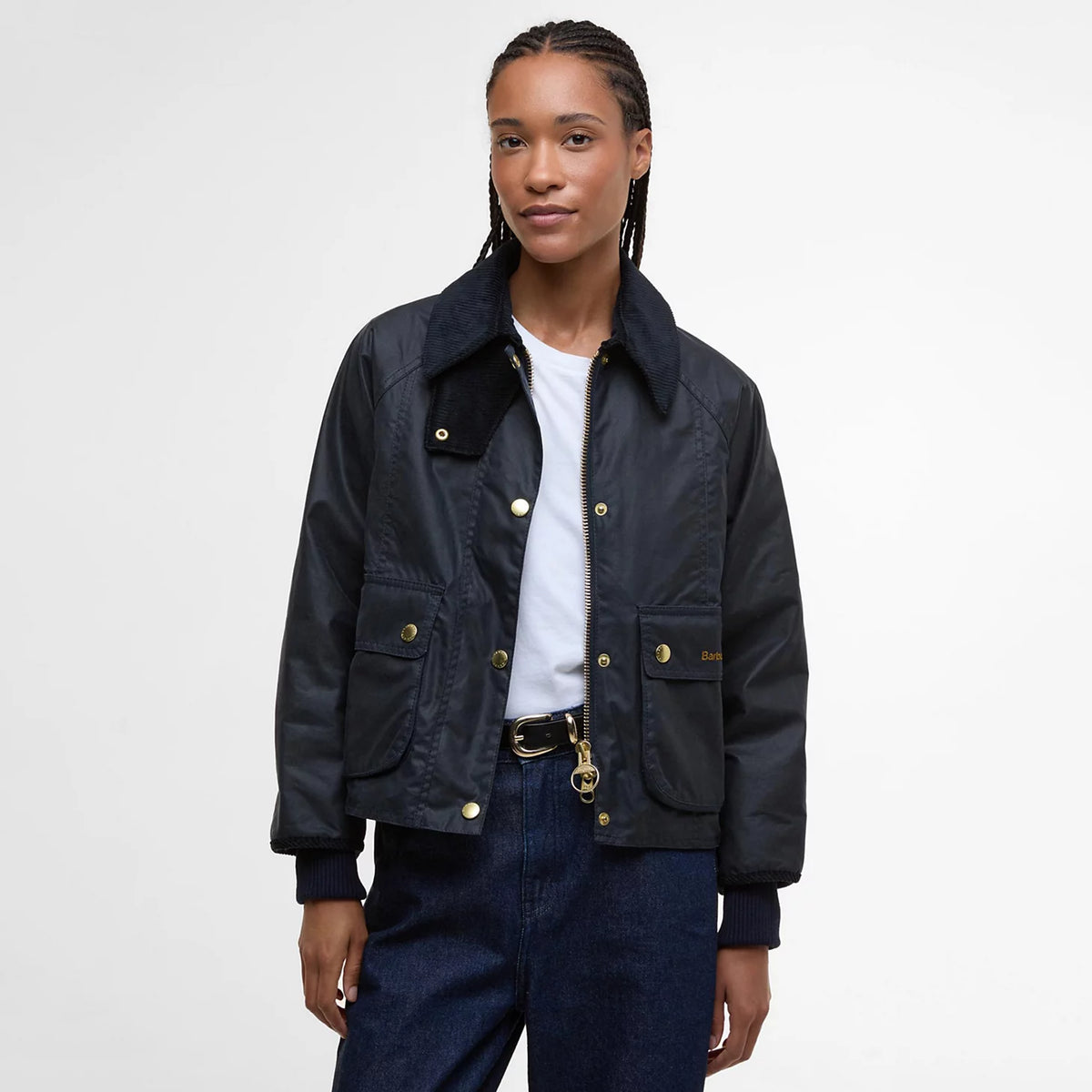 Barbour® Cropped Beadnell Waxed Jacket - Orvis Quality