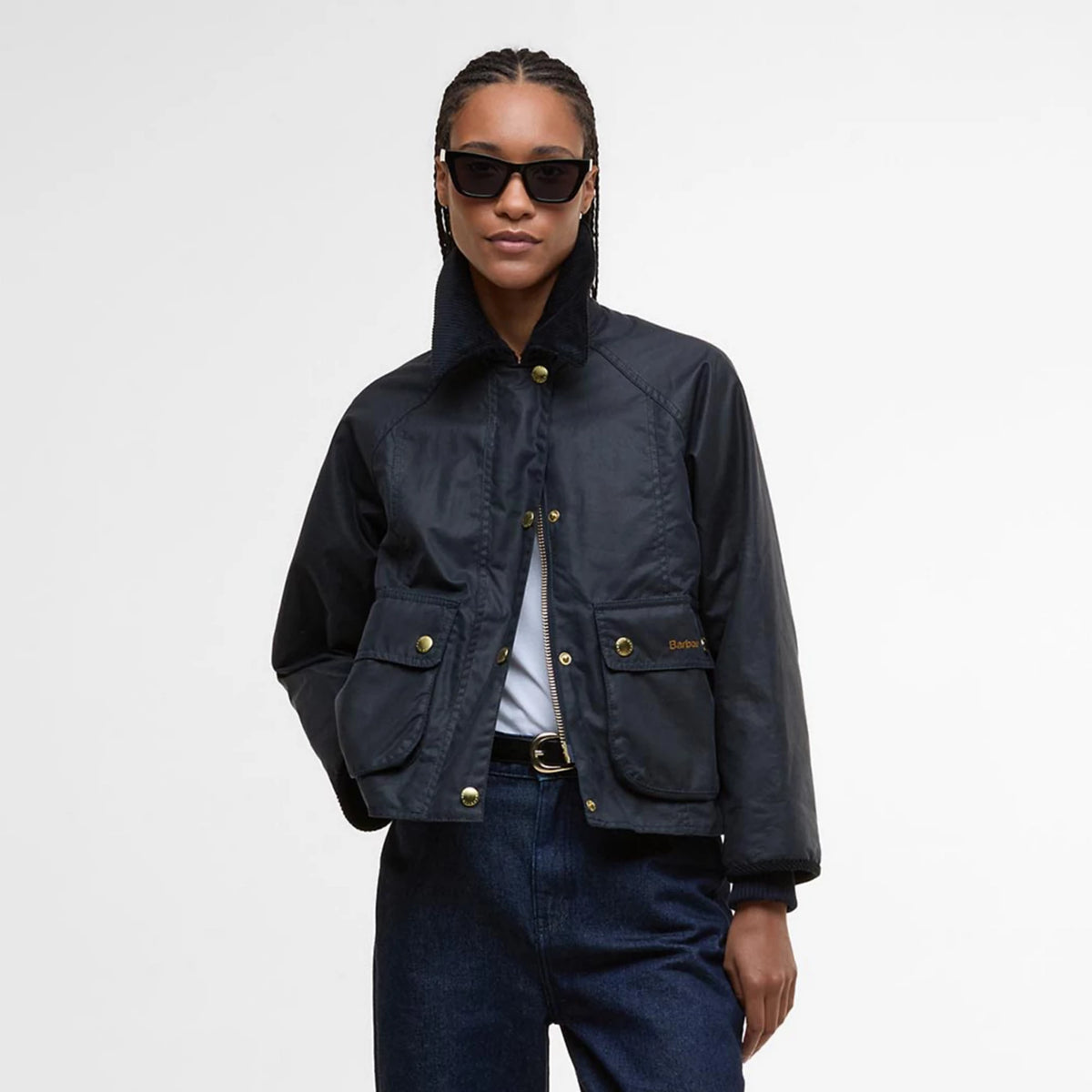 Barbour® Cropped Beadnell Waxed Jacket - Orvis Quality