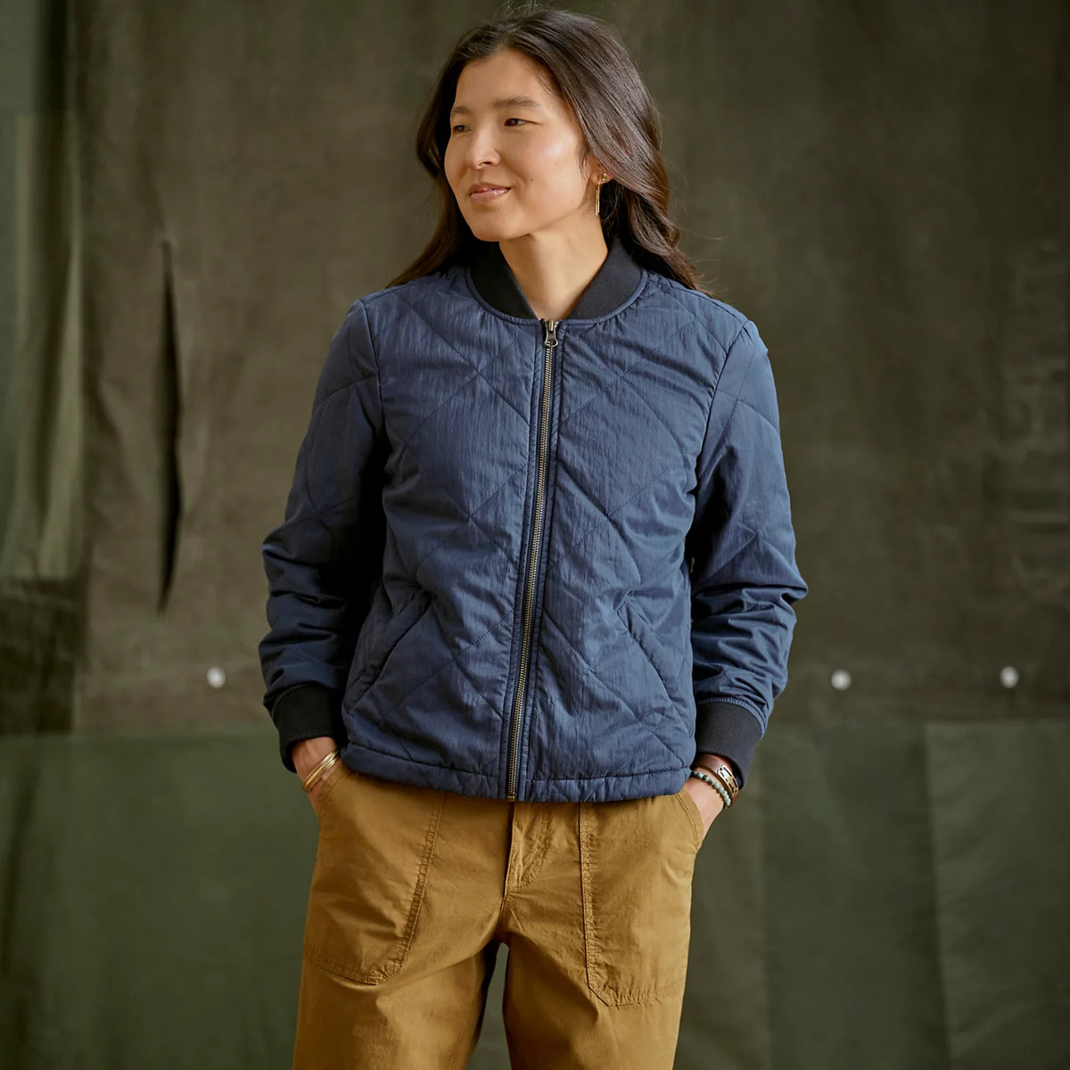 Women's 1856 Quilted Bomber Jacket - Orvis Sale