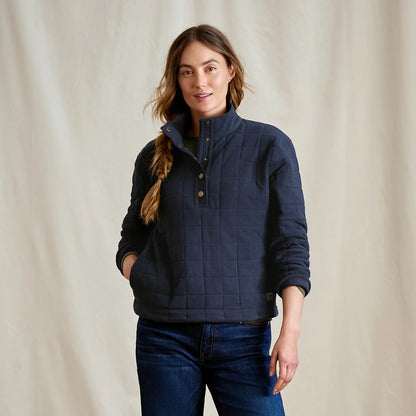 Women's Battenkill Quilted 1/2-Snap Sweatshirt - Orvis Everyday