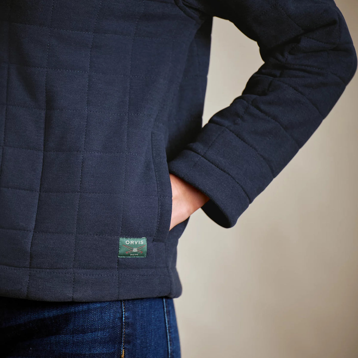 Women's Battenkill Quilted 1/2-Snap Sweatshirt - Orvis Everyday