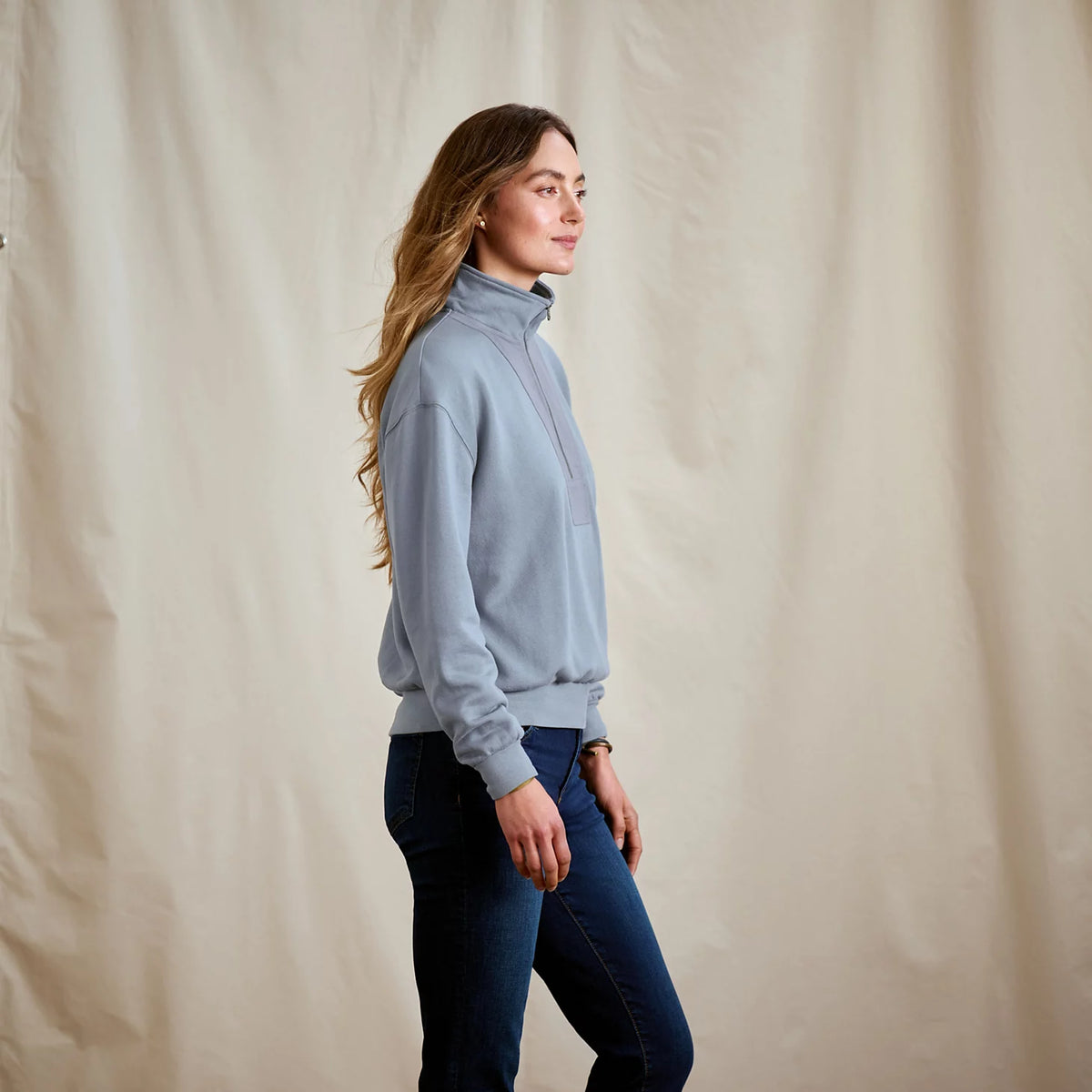 Women's Campfire 1/4-Zip Sweatshirt - Orvis Smart Buy