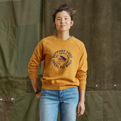 Women's Montana Morning® Graphic Crewneck Sweatshirt - Orvis Essential