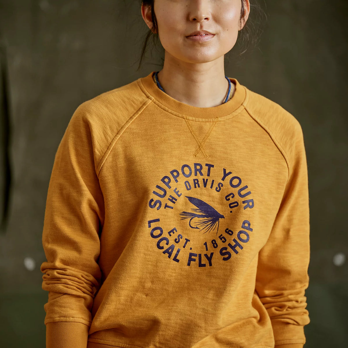 Women's Montana Morning® Graphic Crewneck Sweatshirt - Orvis Essential