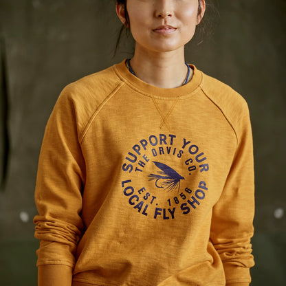 Women's Montana Morning® Graphic Crewneck Sweatshirt - Orvis Essential