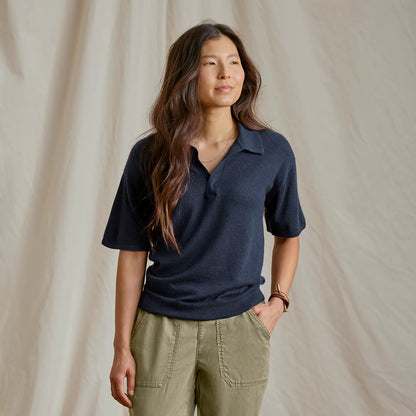 Featherweight Cashmere Polo Tee - Orvis Popular