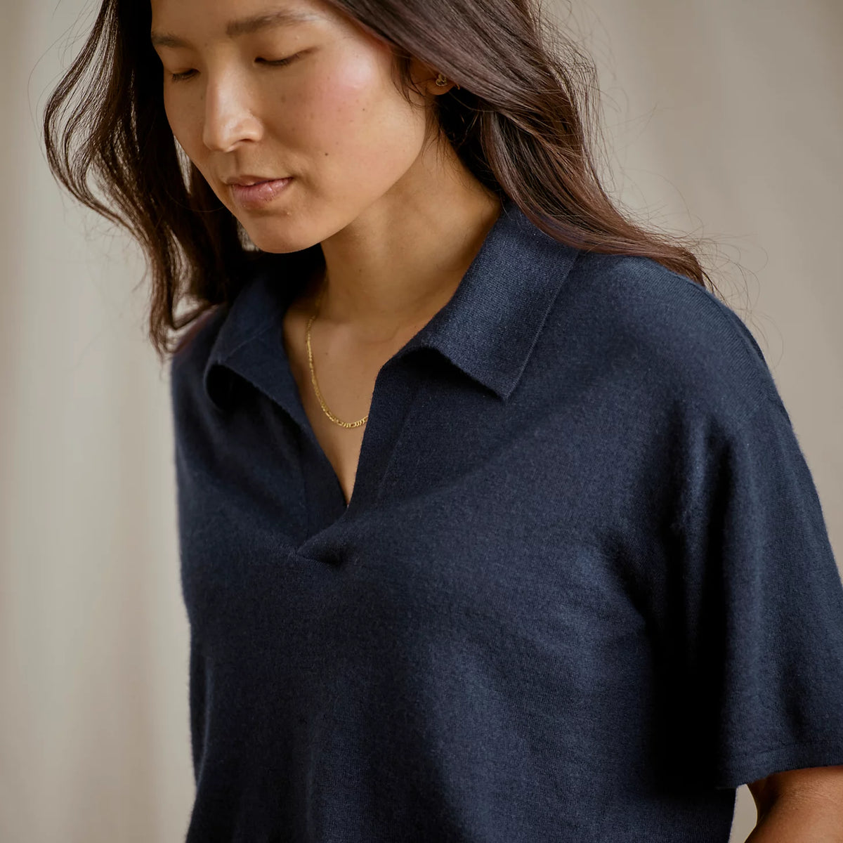 Featherweight Cashmere Polo Tee - Orvis Popular