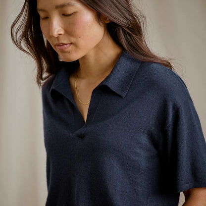 Featherweight Cashmere Polo Tee - Orvis Popular