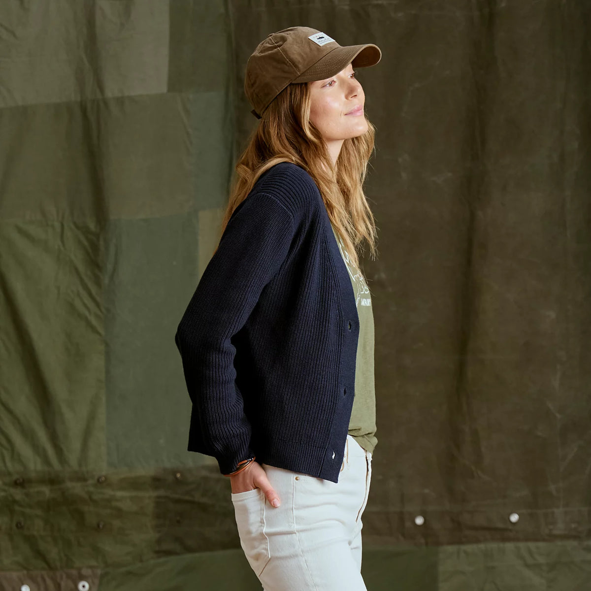 Ribbed Short Cardigan - Orvis Essential