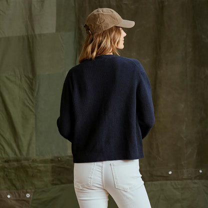 Ribbed Short Cardigan - Orvis Essential
