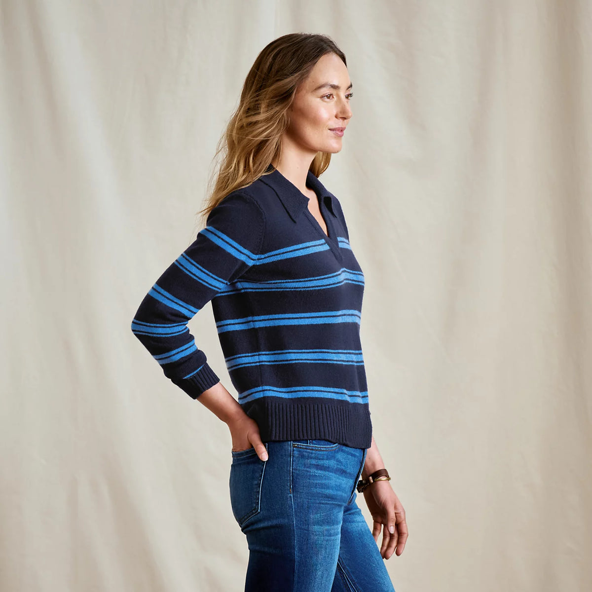 Brookside Striped Polo Sweater - Orvis Sale