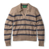 OATMEAL/NAVY STRIPE