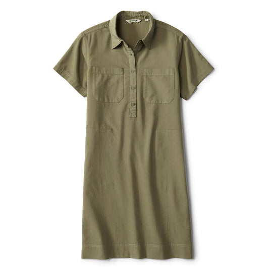 Classic Short-Sleeve Camp Shirt Dress - Orvis Trending