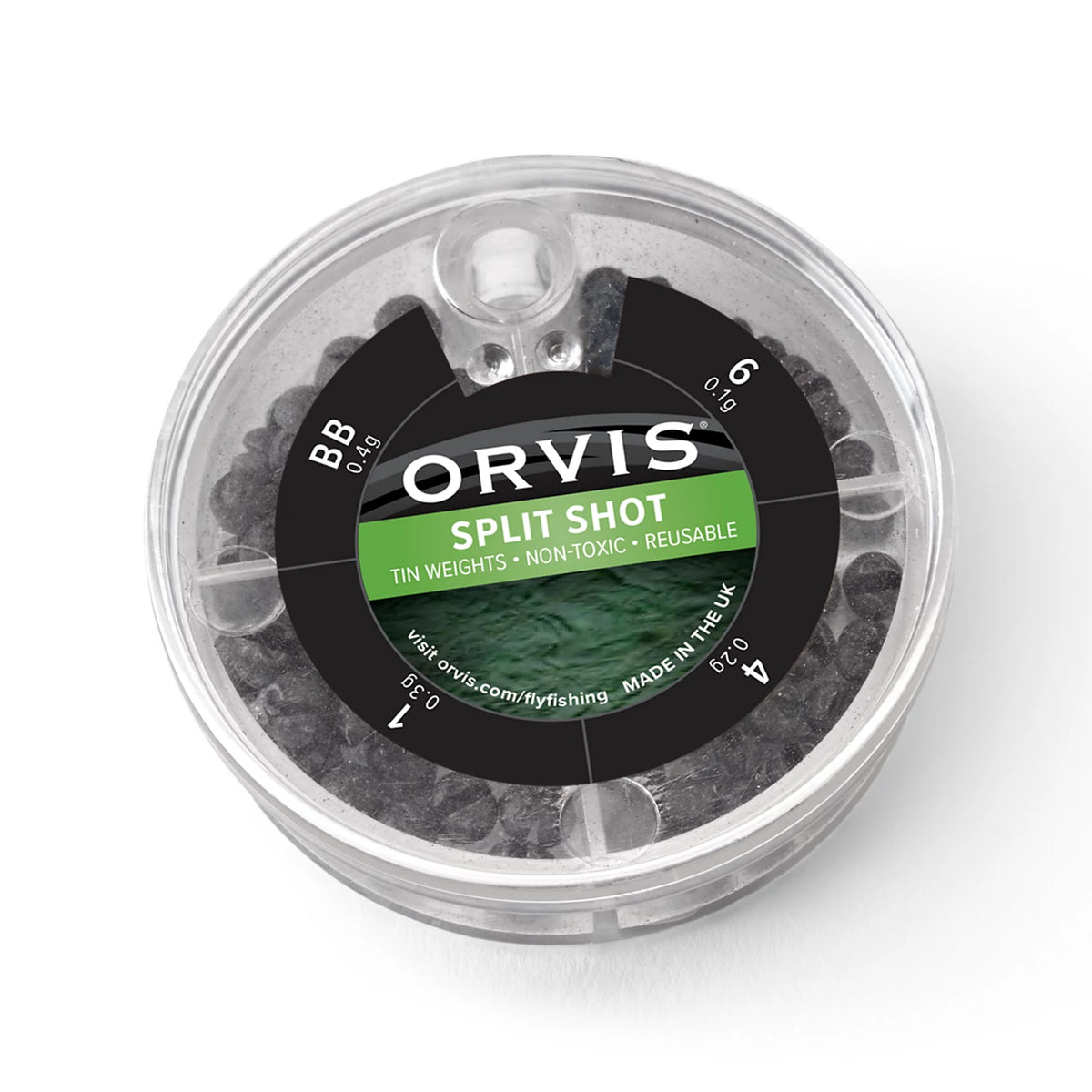 Orvis Non-Toxic Split Shot - 4 Sizes - Orvis Exclusive