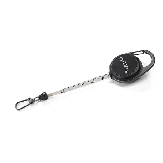 Black Nickel Carabiner Tape Measure Zinger Combo - Orvis Quality