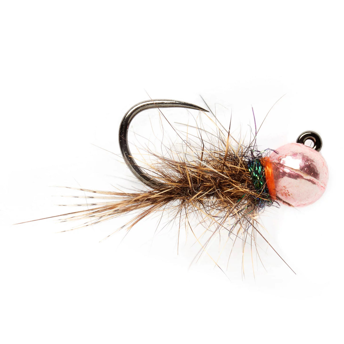 Barbless Roza's Pink Hare's Ear Jig - Orvis Top Pick