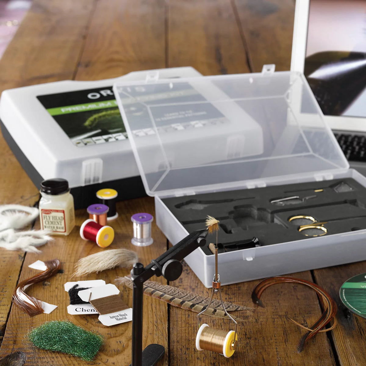 Orvis Premium Fly Tying Kit - Orvis Premium