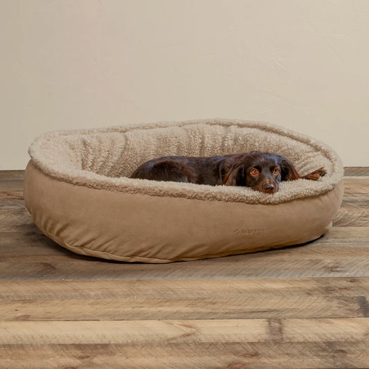 Orvis ComfortFill-Eco™ Wraparound Dog Bed with Fleece - Orvis New