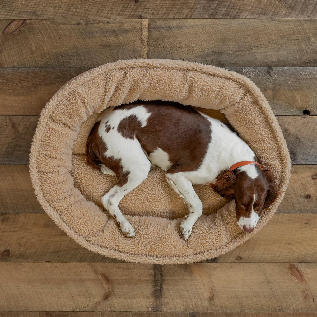 Orvis ComfortFill-Eco™ Wraparound Dog Bed with Fleece - Orvis New
