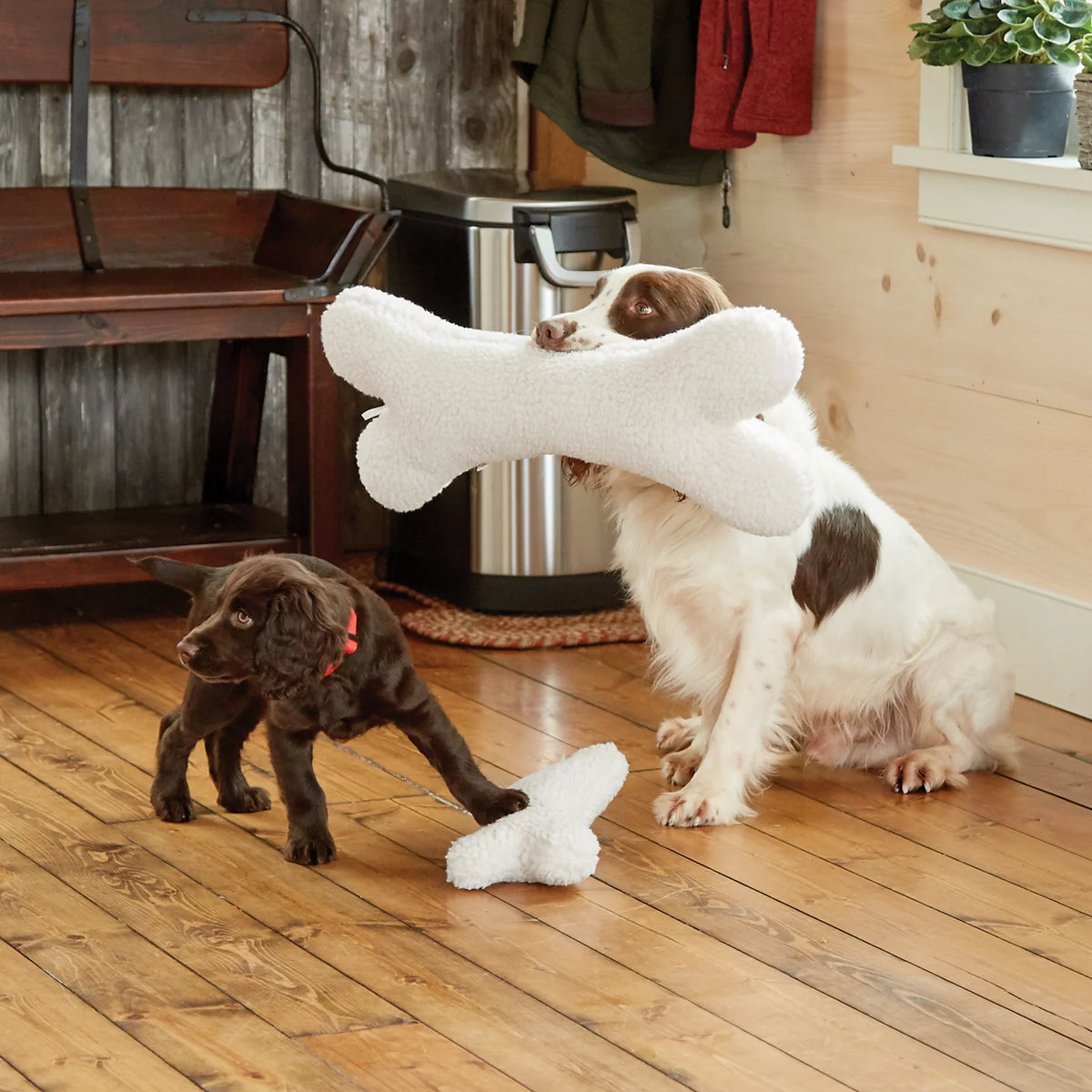 Fleece Dog Bone - Orvis Classic