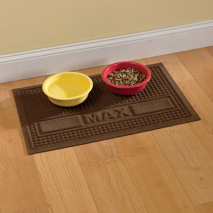 Personalized Recycled WaterHog® Grid Pet Placemat - Orvis New