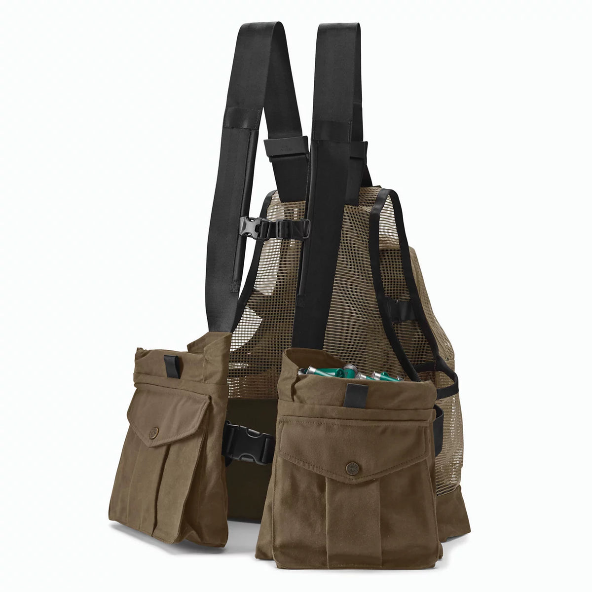 Waxed Cotton Strap Vest - Orvis Premium