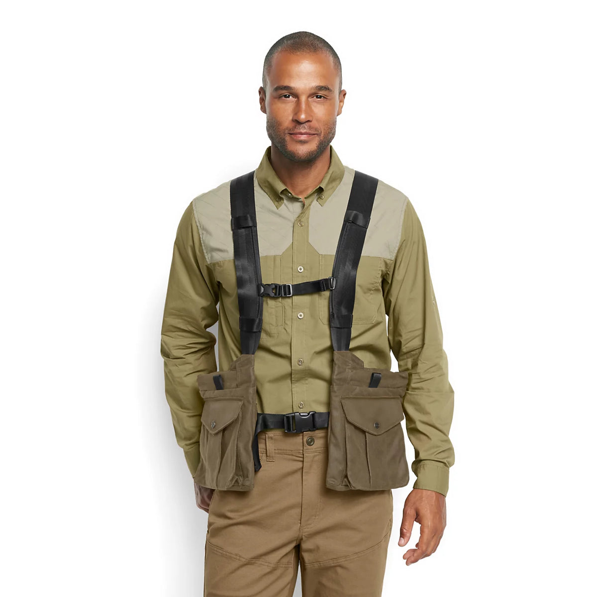 Waxed Cotton Strap Vest - Orvis Premium