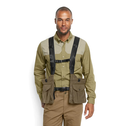 Waxed Cotton Strap Vest - Orvis Premium